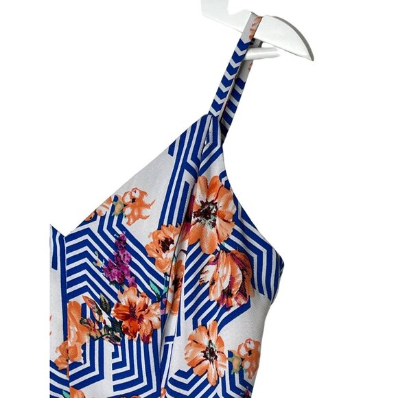 Anna Grace Dress Womens Medium Mini Sundress Floral Boho Cottage Summer Casual - Picture 5 of 12